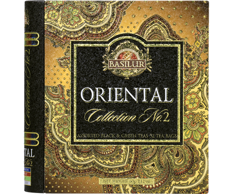 Oriental Collection No.2  - Tea Book - 32 Assorted Enveloped Tea Bags - 4 Flavours
