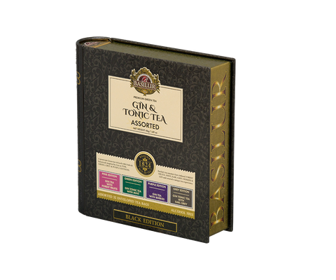 Gin & Tonic Tea Assorted - Black Limited Edition -32 Enveloped Tea Bags - 4 Flavours
