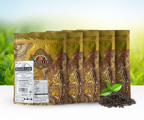 Basilur Masala Chai Premium Pack - 5 X 100g Loose Leaf Pouch