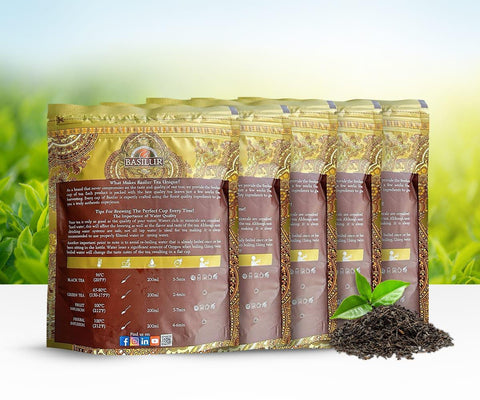 Basilur Masala Chai Premium Pack - 5 X 100g Loose Leaf Pouch