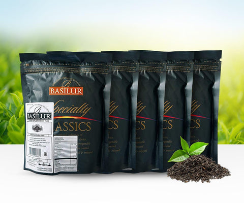 Basilur Earl Grey Premium Pack - 5 X 100g Loose Leaf Pouch