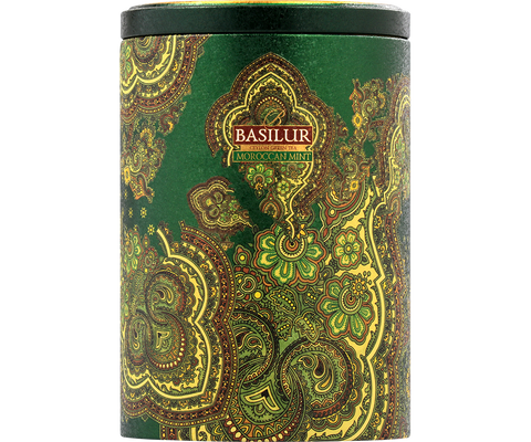 Moroccan Mint Green Tea Tin Caddy - 100g Loose Leaf Tea