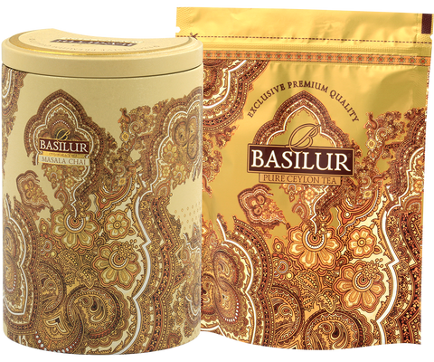 Masala Chai Spiced Black Tea Tin Caddy- 100g Loose Leaf Tea