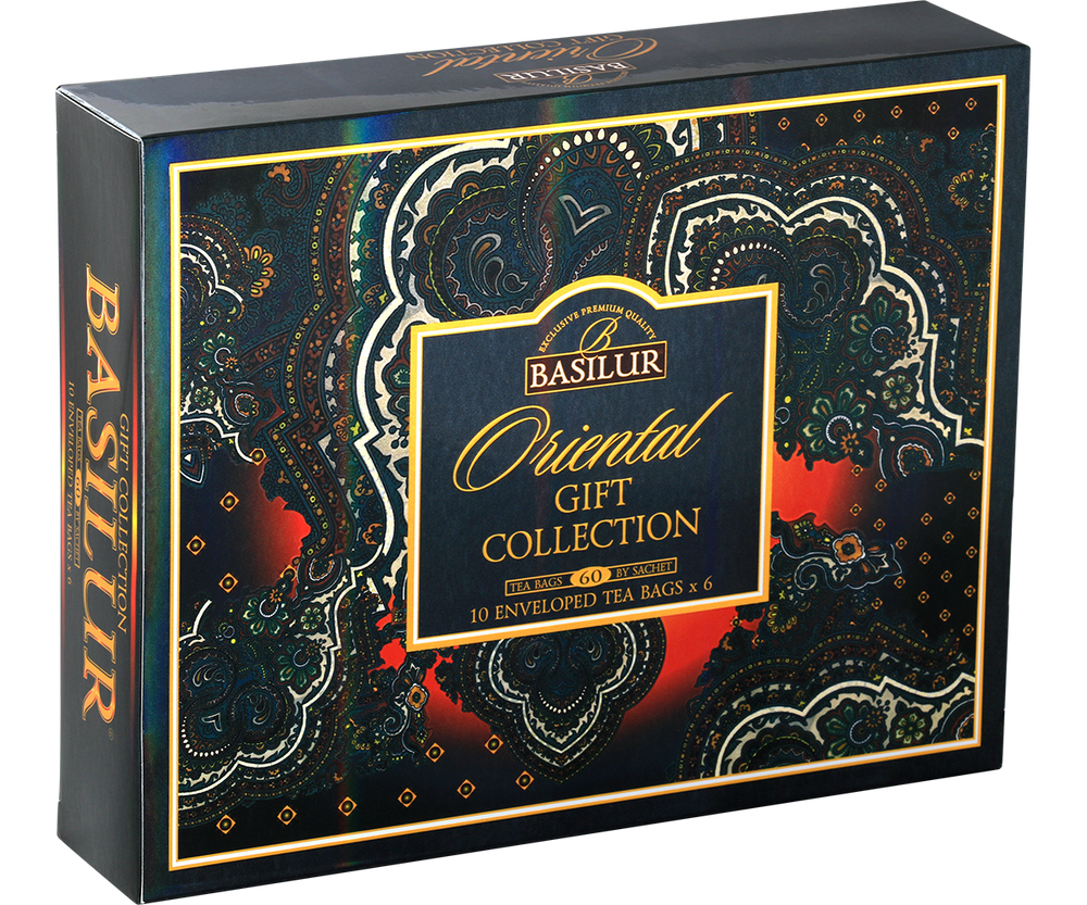 Assorted Oriental Gift Collection - 60 Enveloped Tea bags