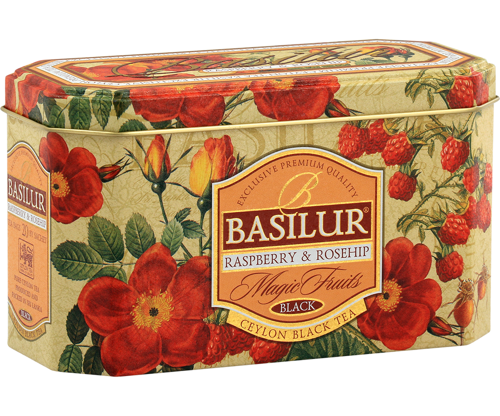 Raspberry & Rosehip Tin (Tea Bags)