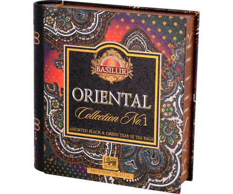Oriental Collection No.1 Tea Book - 32 Assorted Enveloped Tea Bags - 4 Flavours