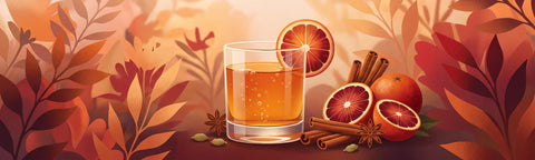 Spicy Blood Orange Spritz: A Caffeine-Free Tea Mocktail Recipe