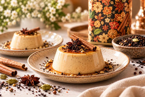 Masala Chai Panna Cotta: A Creamy Tea-Infused Dessert