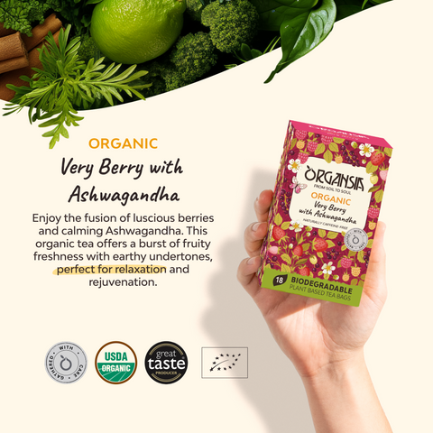 Organic Very Berry with Ashwagandha - 18 Tea Bags