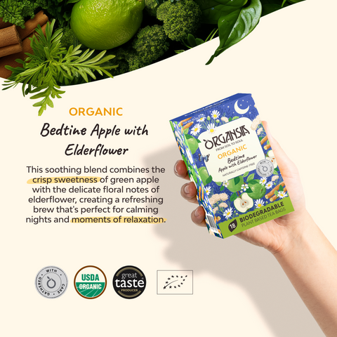Organic Bedtime Apple with Elderflower - 18 Tea Bags