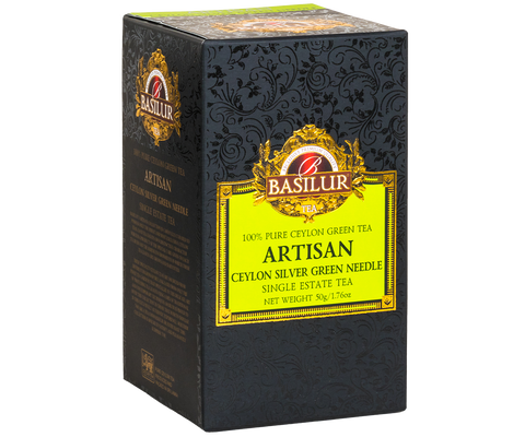 Artisan Collection - Ceylon Silver Green Needle Tea - 50g Loose Leaf