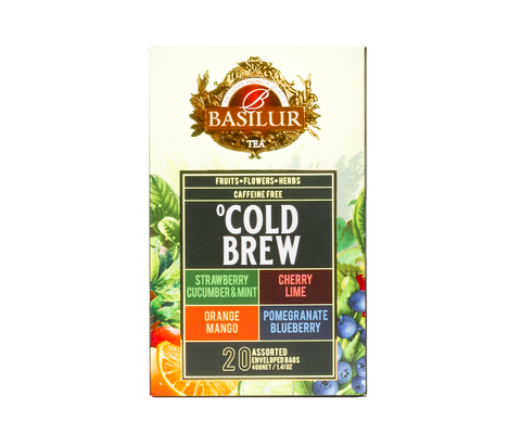 Cold Brew Assortment- 4 Flavours - 20 Enveloped Tea Bags