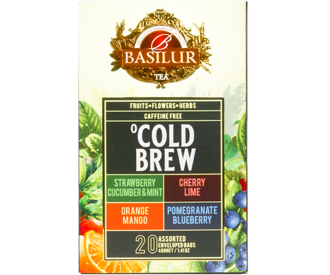 Cold Brew Assortment- 4 Flavours - 20 Enveloped Tea Bags