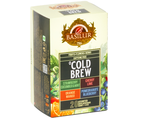 Cold Brew Assortment- 4 Flavours - 20 Enveloped Tea Bags