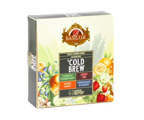 Cold Brew Assorted - 4 Flavours - 40 Enveloped Tea Bags