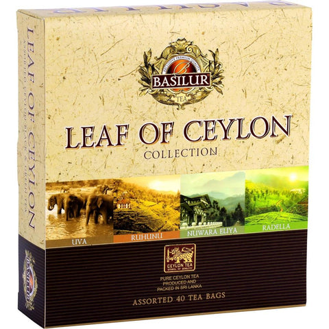 Leaf of Ceylon - Assorted - 40 Enveloped Tea Bags