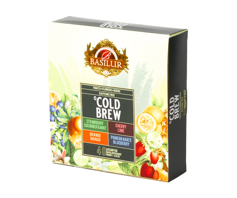 Cold Brew Assorted - 4 Flavours - 40 Enveloped Tea Bags