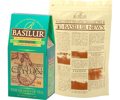 The Island Of Tea - Pure Ceylon Green Tea - 200g Loose Leaf Tea