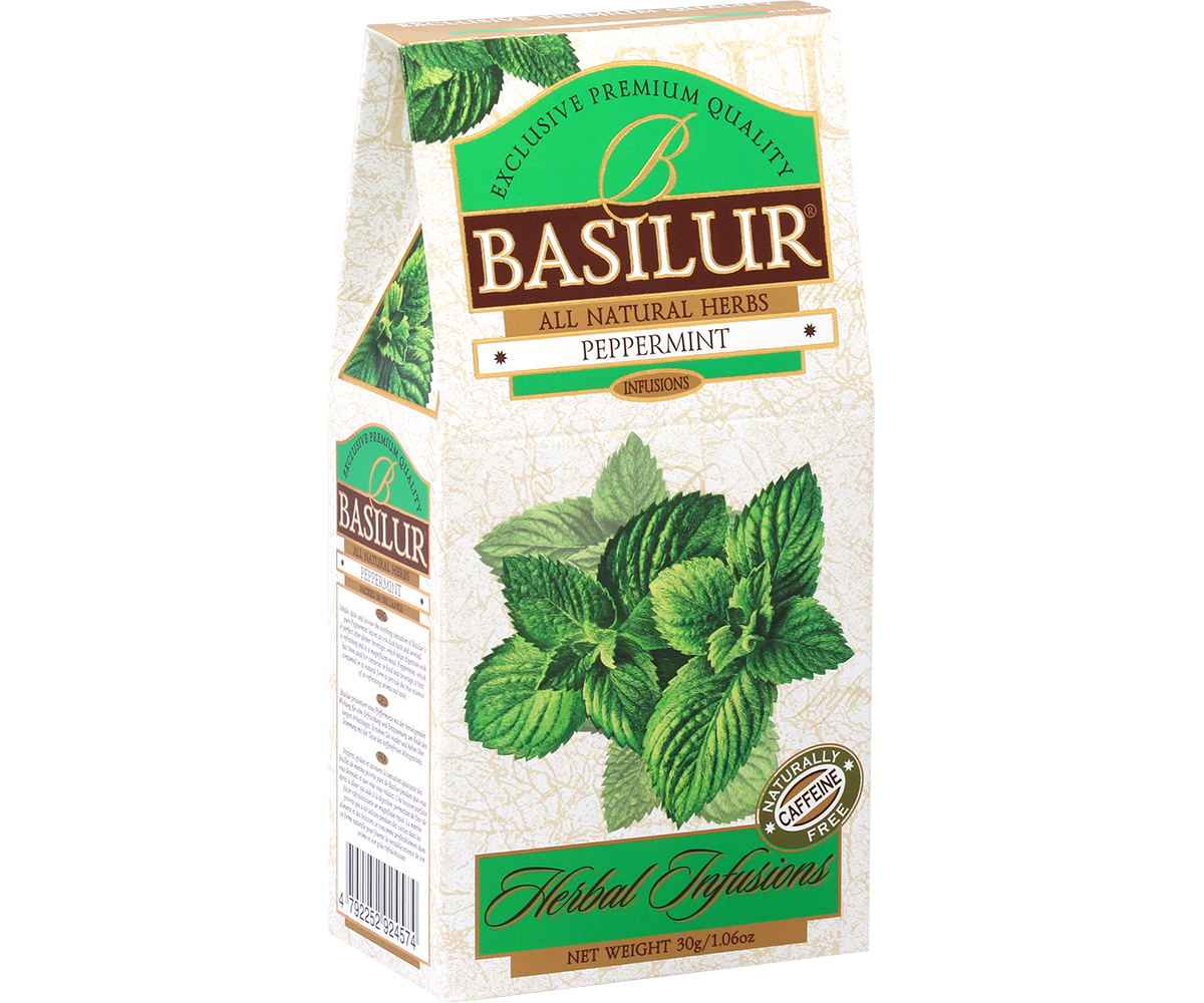 Basilur Tea - Premium Peppermint Tea - 30g Loose Leaf – Basilur Tea ...
