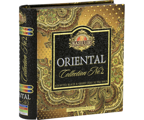 Oriental Collection No.2  - Tea Book - 32 Assorted Enveloped Tea Bags - 4 Flavours