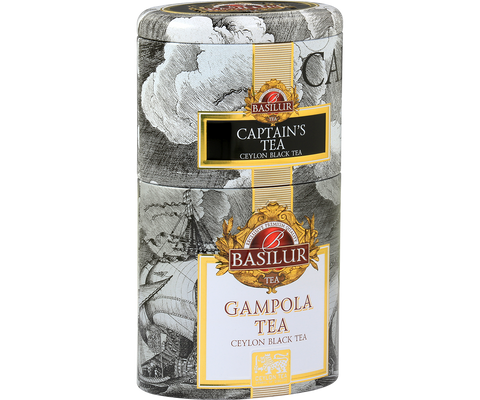 Two Layer Caddy - Captain's Tea & Gampola Tea - Loose leaf Teas