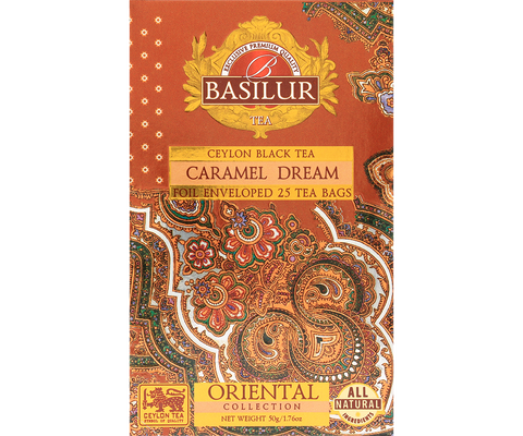 Caramel Dream Ceylon Black Tea - 25 Enveloped Tea Bags