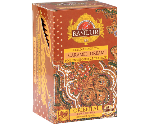 Caramel Dream Ceylon Black Tea - 25 Enveloped Tea Bags