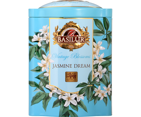Vintage Blossoms Jasmine Dream - Black Tea - 20 Luxury Pyramid Tea Bags