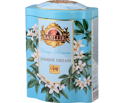 Vintage Blossoms Jasmine Dream - Black Tea - 20 Luxury Pyramid Tea Bags