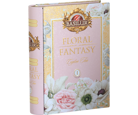 Floral Fantasy I Tea Book - Peppermint, Hibiscus & Rose Green Tea - 100g Loose Leaf