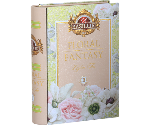 Floral Fantasy II - Tea Book - Marigold, Amaranth & Lime Green Tea - 100g Loose Leaf