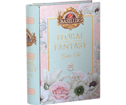 Floral Fantasy III Tea Book - Rose & Cherry Ceylon Green Tea - 100g Loose Leaf