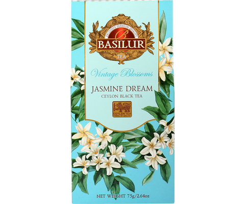 Vintage Blossoms Jasmine Dream - 75G Loose Leaf Black Tea - Refill Pack