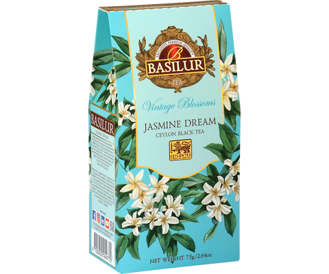 Vintage Blossoms Jasmine Dream - 75G Loose Leaf Black Tea - Refill Pack