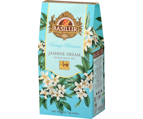 Vintage Blossoms Jasmine Dream - 75G Loose Leaf Black Tea - Refill Pack