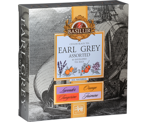Earl Grey Assorted - 40 Enveloped Tea Bags - 4 Flavours