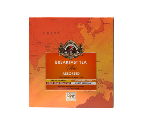 Breakfast Tea - Asia - 40 Enveloped Tea Bags - 4 Flavours