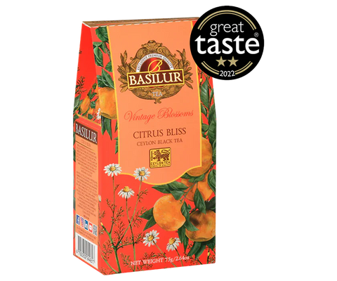 Vintage Blossoms Citrus Bliss - 75g Loose Leaf Black Tea- Refill Pack