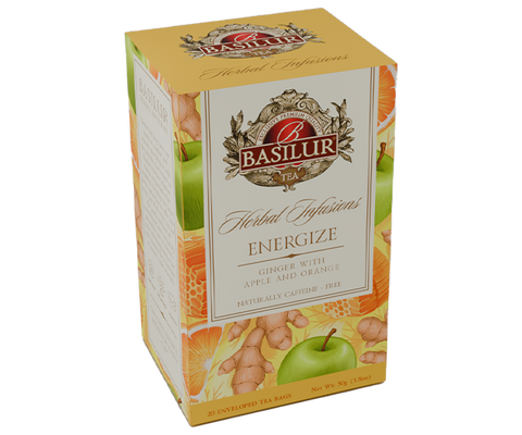 Herbal Infusions - Energize - 20 Foiled Enveloped Tea Bags