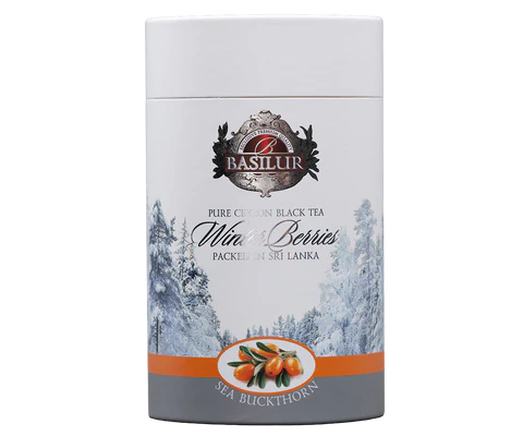 Basilur Winter Berries - Sea Buckthorn- 75g Ceylon Black tea