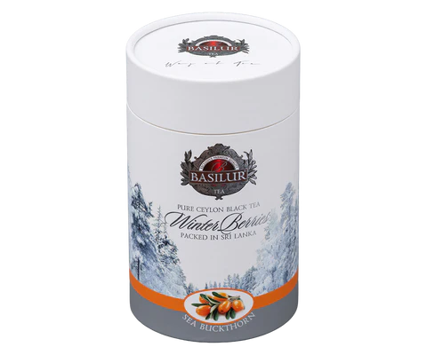 Basilur Winter Berries - Sea Buckthorn- 75g Ceylon Black tea