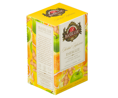 Herbal Infusions - Energize - 20 Foiled Enveloped Tea Bags