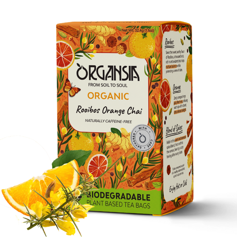 Organic Rooibos Orange Chai - 18 Tea Bags