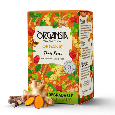 Organic Three Roots - 18 Tea Bags