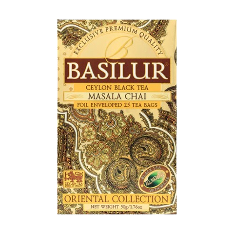 Masala Chai Spiced Ceylon Black Tea - 25 Enveloped Tea Bags