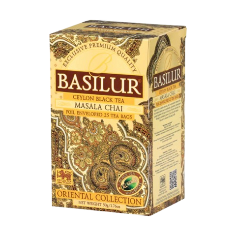 Masala Chai Spiced Ceylon Black Tea - 25 Enveloped Tea Bags