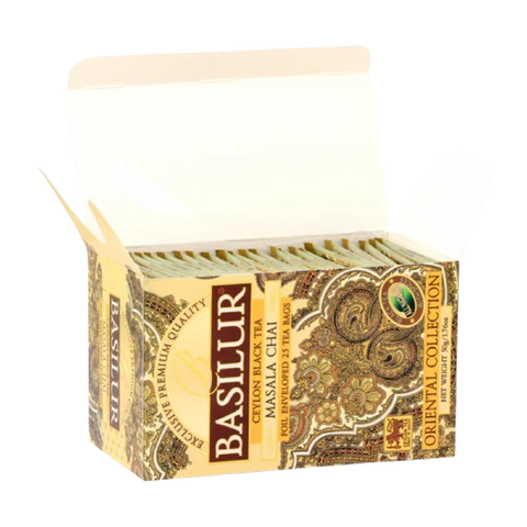Masala Chai Spiced Ceylon Black Tea - 25 Enveloped Tea Bags