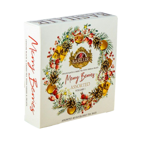 Merry Berries White - 40 Enveloped Teabags - 4 Flavours