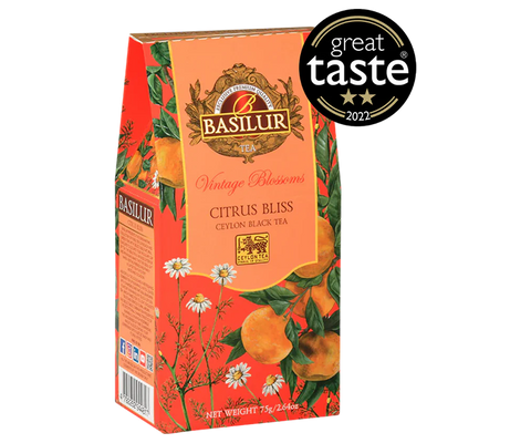 Vintage Blossoms Citrus Bliss - 75g Loose Leaf Black Tea- Refill Pack