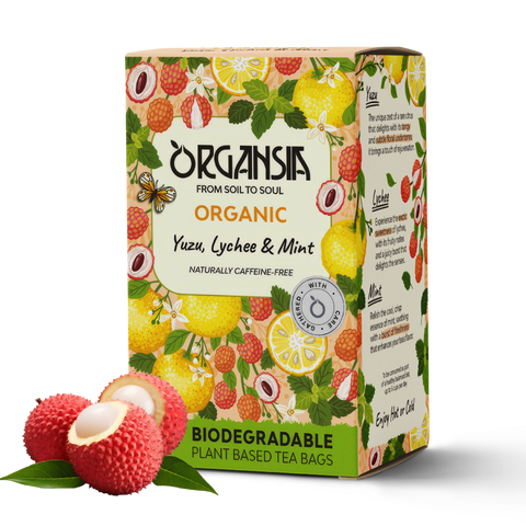 Organic Yuzu Lychee & Mint - 18 Tea Bags